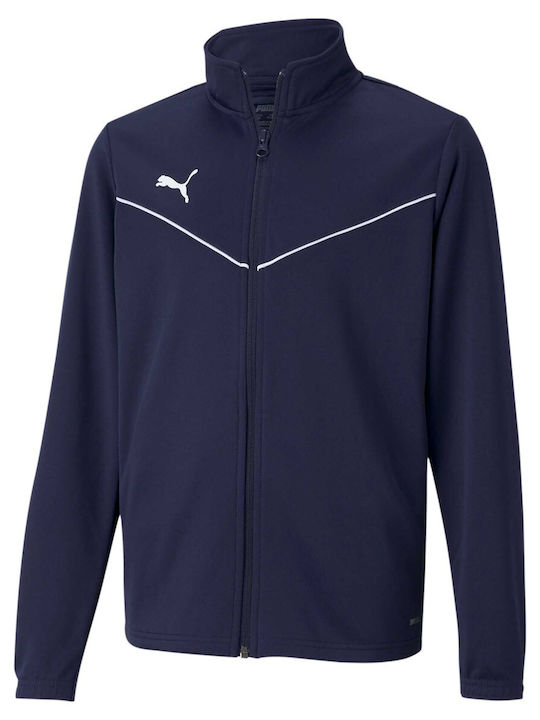 PUMA Athletic Kids Cardigan Navy Blue Liga Trai...