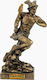 Hermes Miniaturstatue (Elektrolyse von Bronze Veronese 8,7cm)