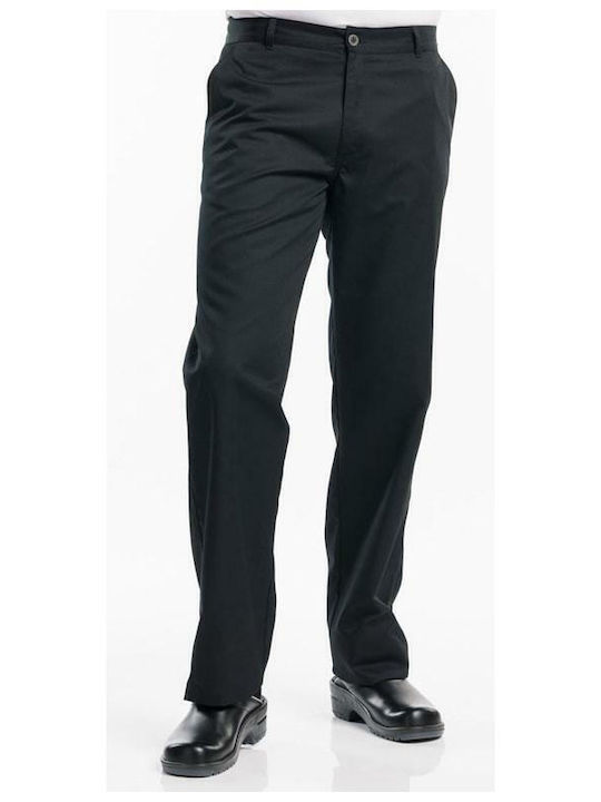 Regular Ανδρικό Παντελόνι Regular Fit Μαύρο