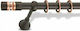 Enis by Domus Metallisch Vorhangstange Chic Einfach Φ25mm 160cm Rust