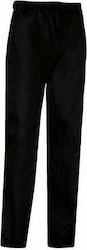 Toma Youniform Pantaloni de Bucătar Monocrom Otego Negru cu Elastic în Talie Toma Youniform Pantaloni de Bucătar Monocrom Otego Negru cu Elastic în Talie