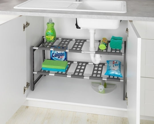 Wenko Tabletop Plastic Base 82x39x39cm Grey