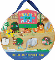 Puzzle pentru Copii Junglă pentru 5++ Ani 100buc Floss & Rock