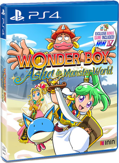 Wonder Boy Asha in Monster World PS4 Game