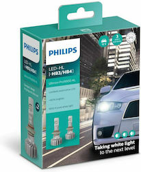 Philips Lămpi Autoturismului Ultinon Pro5000 HL HB3-9005 LED 5800K Alb rece 12-24V 16W 2buc