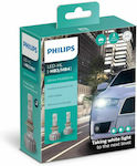 Philips Lamps Car Ultinon Pro5000 HL HB3-9005 LED 5800K Cold White 12-24V 16W 2pcs