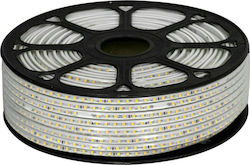 GloboStar Wasserdicht LED-Streifen Stromversorgung 220V mit Warmes Weiß Licht Länge 1m und LED pro Meter SMD2835