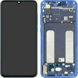 Xiaomi Οθόνη Service Pack mit Touchscreen und Rahmen für Mi 9 Lite (Blau)