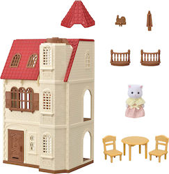 Epoch Toys Παιχνίδι Μινιατούρα Familii Sylvanian Red Roof Tower Home pentru vârsta de 3+ ani