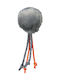 Trixie Cat Toy Ball Gray Ball with Rope