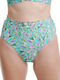 Bikini Slip High Waist Turquoise