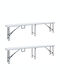 Bench Outdoor Plastic 180x26x42cm