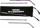 Boobam Straws Metal Purple Stainless Steel with Brush 4pcs