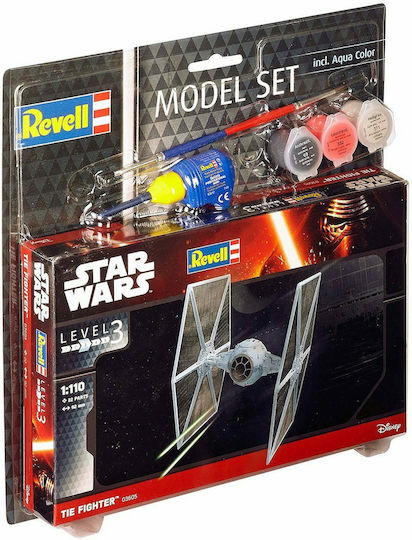 Revell Φιγούρα Μοντελισμού Διαστημόπλοιο ΤΙΕ Fighter (1:110) 22 Κομματιών σε Κλίμακα 1:110 με Κόλλα και Χρώματα 9.2εκ.