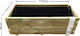 Tesias Blumenkasten Hölzernes Beige 40x110x36cm.