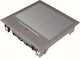 Hager Veee Vq06 Walled Electrical Junction Box In Floor 12 pcs 77mm in Gray Color