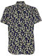CE627SS Cu mânecă scurtă Cămașă Floral Multicolor