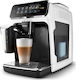 Philips Series 3200 Automatic Espresso Coffee Machine 1500W Power 15bar Pressure for Cappuccino with Grinding Mill White EP3243/50