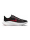 Winflo 8 Sport Shoes Running Black / University Red / Light Smoke Grey / White