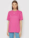 Nike Swoosh Women's Athletic Oversized T-shirt Fuchsia