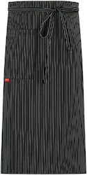 Toma Youniform Ποδιά Σεφ Μέσης Vega Black