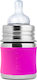 Pura Plastic Baby Bottle Kiki bottle made of stainless steel with Silicone Nipple for 0+, 0+ m, months Fuchsia 148ml