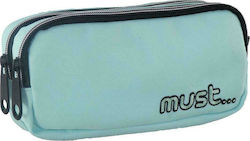 Must 900D Pencil Case with 2 Compartments Green