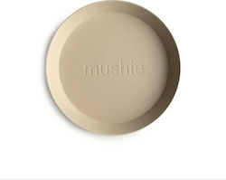 Mushie Farfurii din plastic Bej 2buc