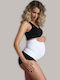 Seamless Maternity Band White