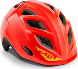 MET Genio Kids' Helmet for City Bike Red with LED Light