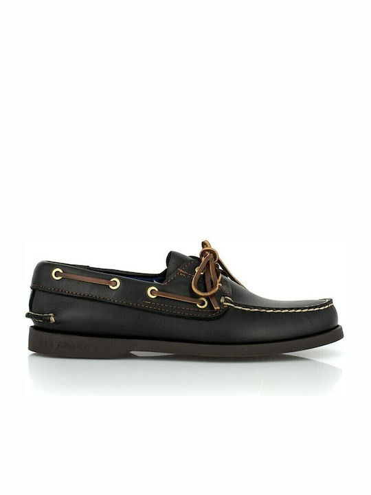 Sea & City Dallas Δερμάτινα Ανδρικά Boat Shoes ...
