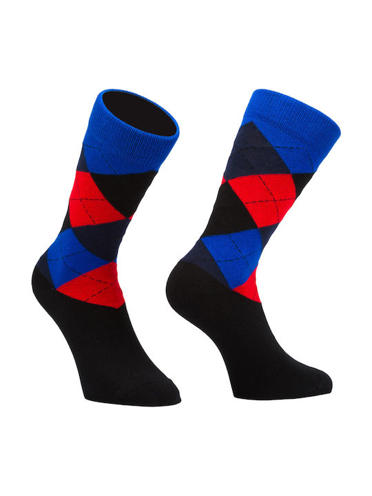 Kal-tsa Bărbați Șosete cu Model Multicolor 1Pachet