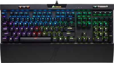 Corsair K70 RGB MK.2 Gaming Mechanical Keyboard with Cherry MX Red Switch and RGB Lighting (English US)