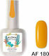 Aloha Fashion Ημιμόνιμο Βερνίκι Νυχιών Mustard Orange AF 180 15ml