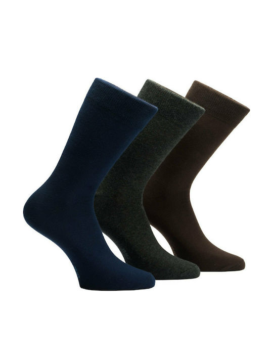 Kal-tsa 111036B Чорапи Anthracite / Navy / Brown 3Пакет