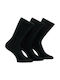 Kal-tsa 111036A Men's Solid Color Socks Black 3Pack 171036-1