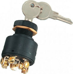 Lalizas Boat Switch On-Off Διακόπτης Μίζας ACC-OFF-IGN-START 4 Θέσεων 6,35mm