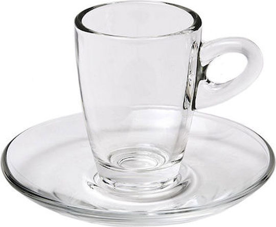 Espiel Mocca Φλιτζάνι Espresso Γυάλινο Διάφανο 75ml