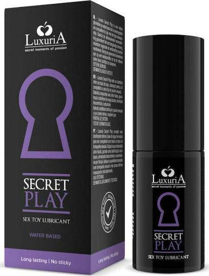 Luxuria Secret Play Sex Toy Lubricant Water Based 30ml