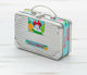 Christening Favor in Small Suitcase Minnie Tropical made of Metal 18pcs