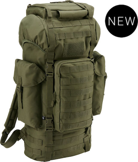 Brandit Kampfrucksack Molle Military Backpack Backpack made of Polyester Khaki 66lt