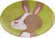 Sigikid Baby Food Plate Λαγουδάκι made of Melamine Green