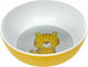 Sigikid Baby Food Bowl Τίγρης made of Melamine Yellow