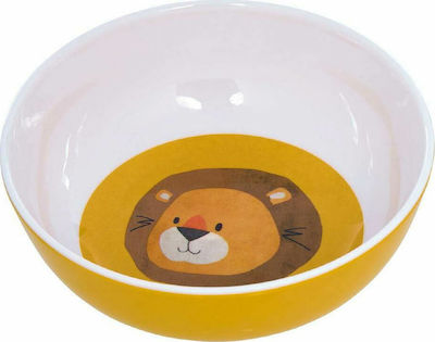 Sigikid Baby Food Bowl Λιοντάρι made of Melamine Yellow