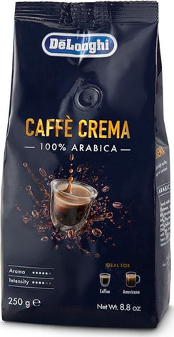 De'Longhi Espresso Coffee Arabica Ethiopia Crema Whole Beans 250gr
