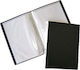 Forpus Clipboard Flexible with 80 plastic sleeves Slides for Paper A4 Black 1pcs