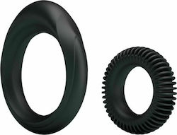 Baile Ring Manhood Set Cock Rings Schwanz Black 2Stück