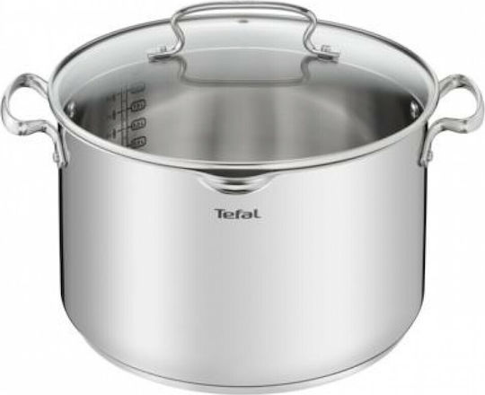 Tefal Duetto+ Deep Stainless Steel Pot 10lt / 28cm Tefal Duetto+ Deep Stainless Steel Pot 10lt / 28cm