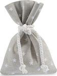 Christening Favor in Pouch Αστέρια made of Fabric 40pcs