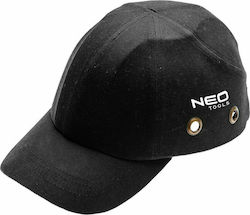 Neo Tools 97-590 Καπέλο Μαύρο Τύπου Μπέιζμπολ
